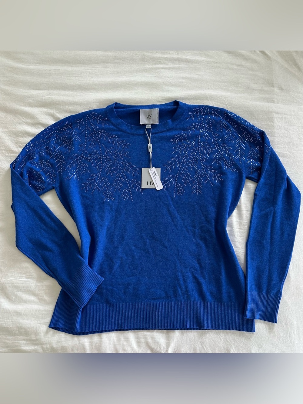 NWT Beautiful Blue Liv Milano Sweater Large